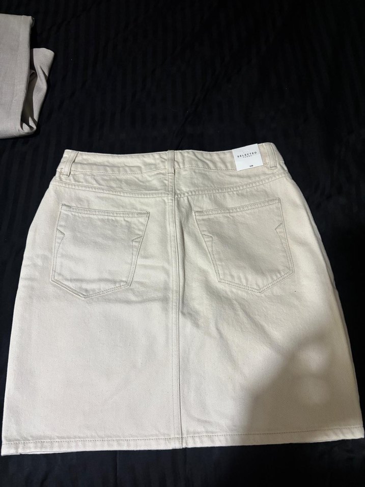 Krem Mini Etek - Görsel 4