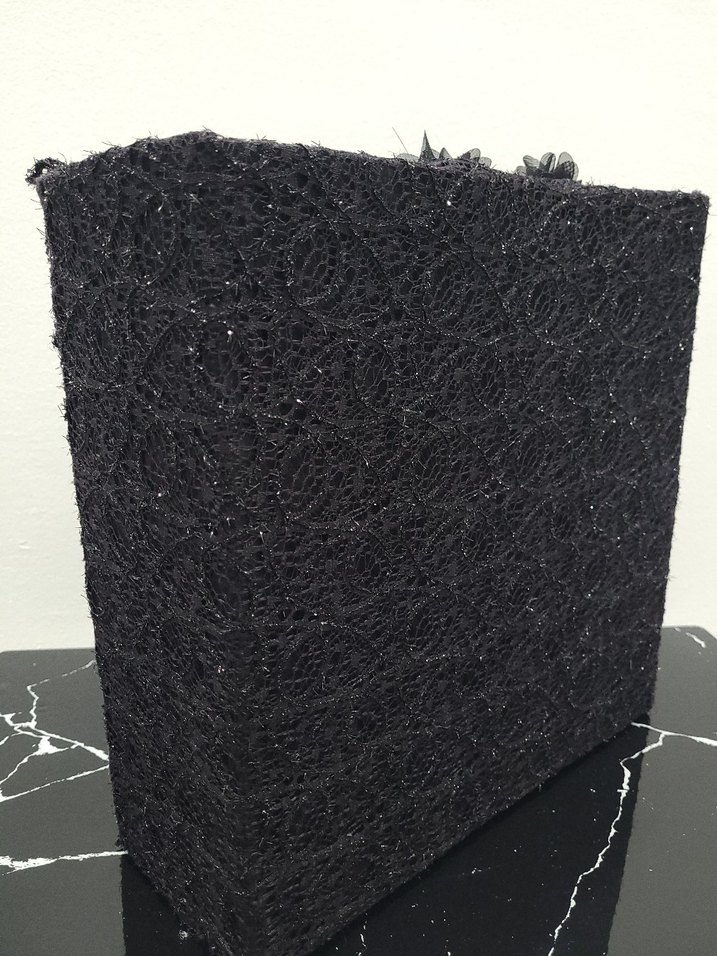 Zincir Detaylı Siyah Gotik Kadın Çanta - Görsel 3