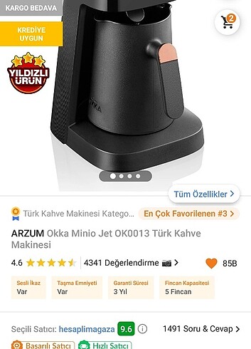 Arzum mini okka 