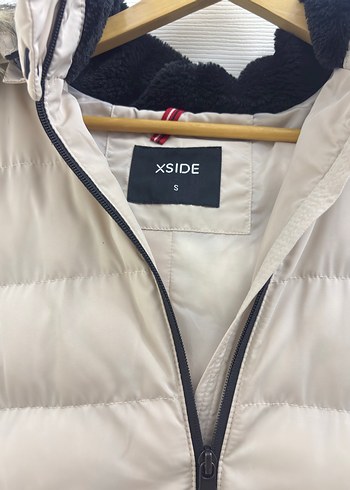 Bej Kadın Midi Kışlık Mont Kürk Detaylı - Görsel 2