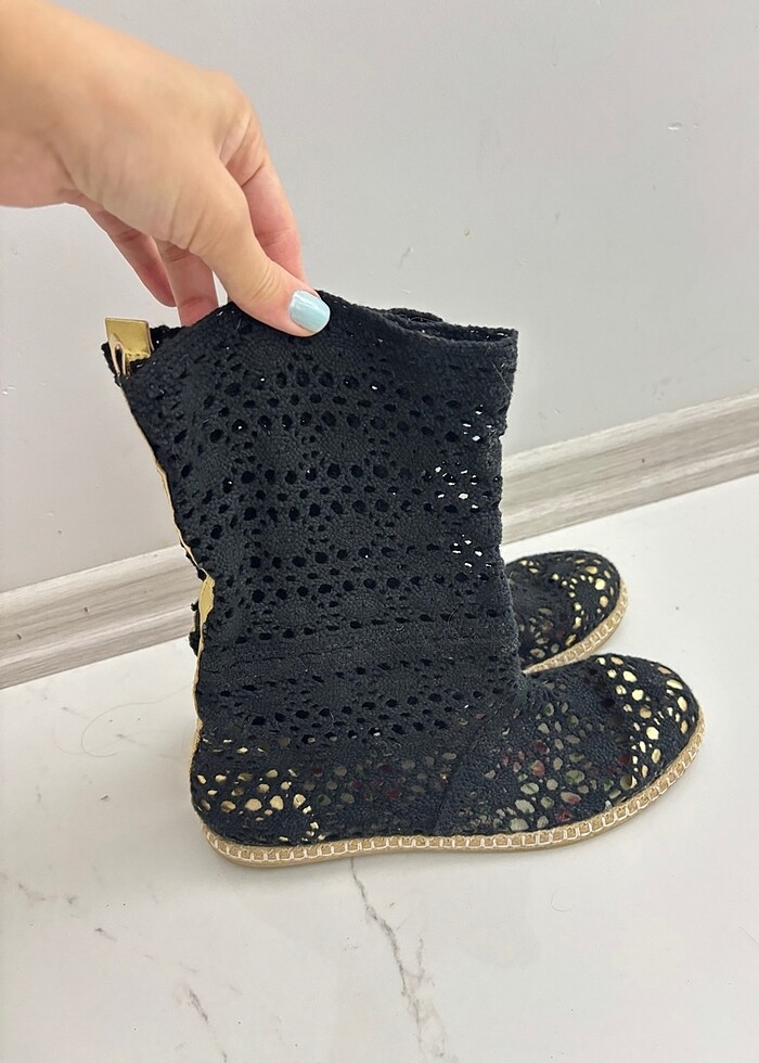 Yazlık örgü ayakkabı - Görsel 2