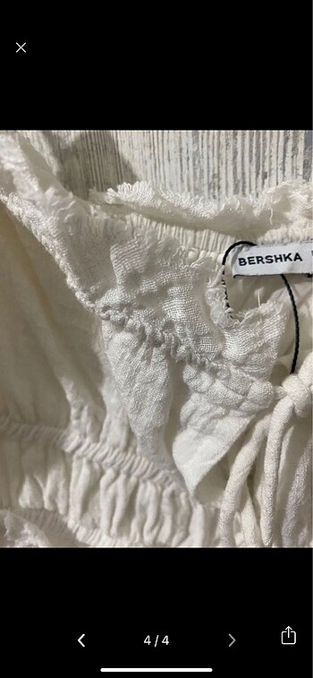 Bershka bershka keten elbise