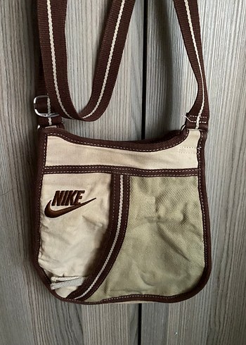 Nike Bej Kahverengi Capraz Canta
