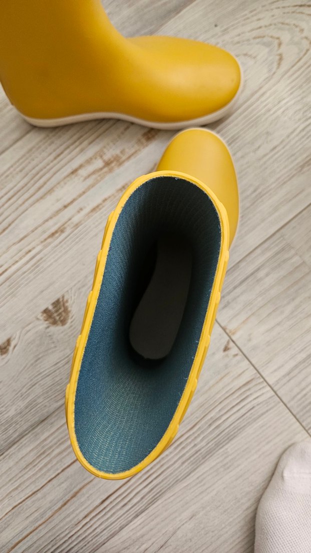 Sarı Minimalist çocuk Yağmur Çizmesi 36 numara - Görsel 2