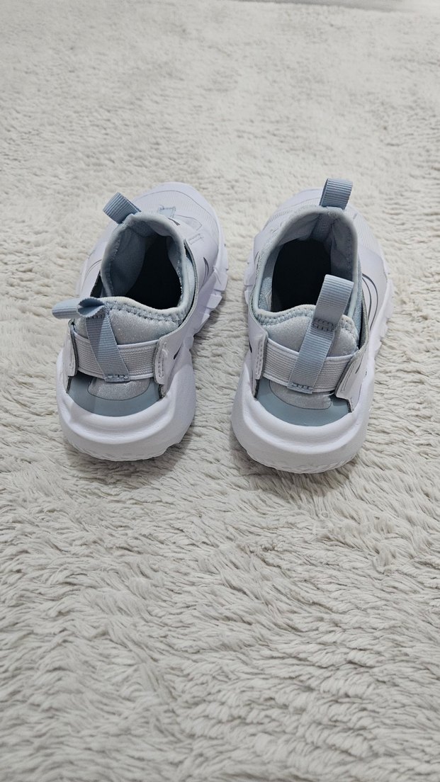 mavi Beyaz unisex Çocuk Spor Ayakkabı Velcro - Görsel 2