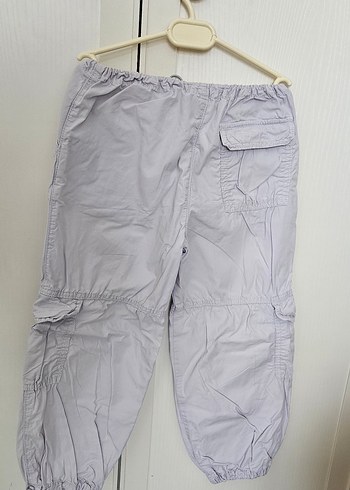 8 yaş çocuk lila Rahat Kesim  Pantolon - Görsel 2