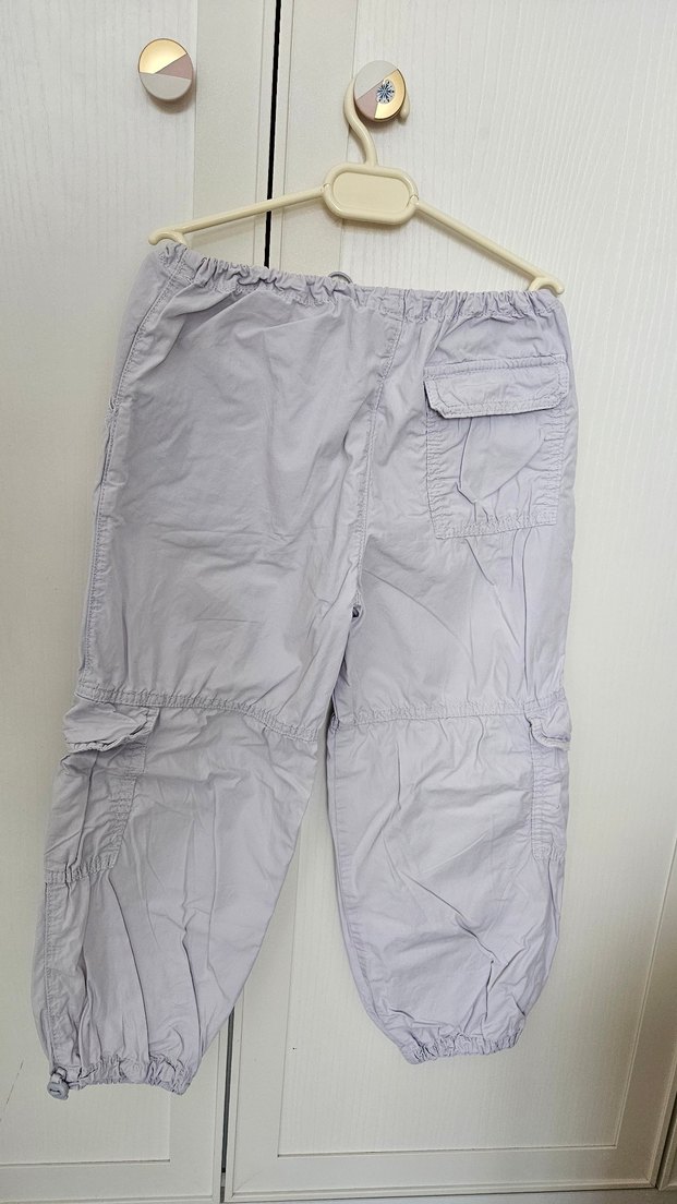 8 yaş çocuk lila Rahat Kesim  Pantolon - Görsel 2