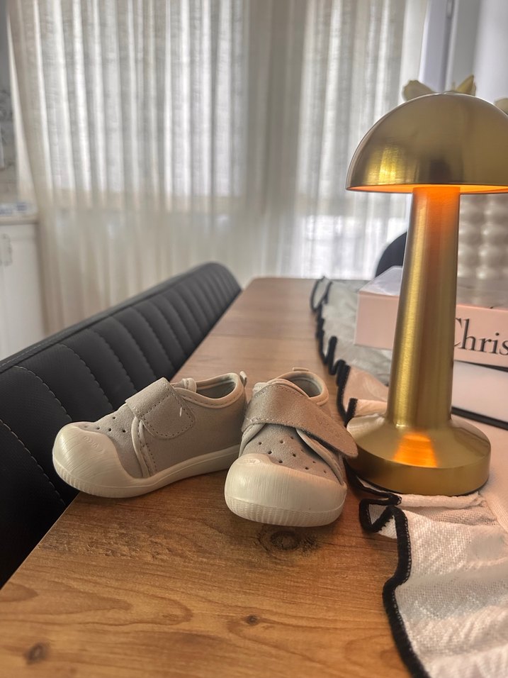 Erkek gri Beyaz İlk Adım Ayakkabısı vicco - Görsel 2