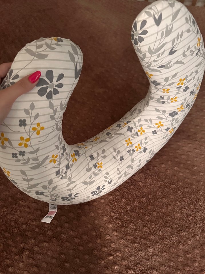 Çiçek Desenli Emzirme ve Hamile Yastığı - Görsel 2