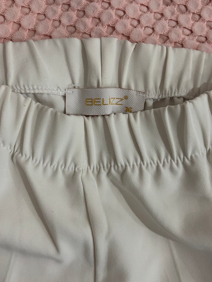 Beyaz Kadın Kumaş Pantolon - Görsel 2