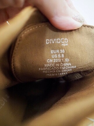 36 Beden camel Renk H&M Bot