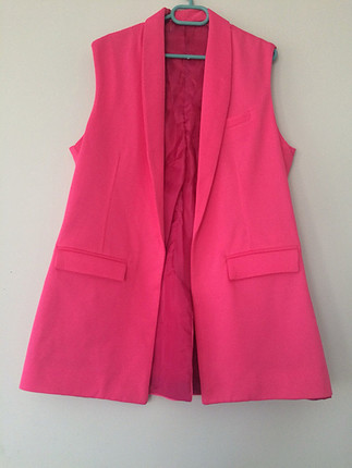 Zara Pembe ceket yelek
