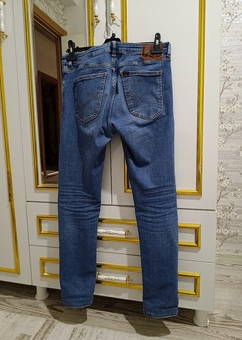 32 Beden mavi Renk Kadın-Erkek Mavi Denim Midi Boy Kot Pantolon