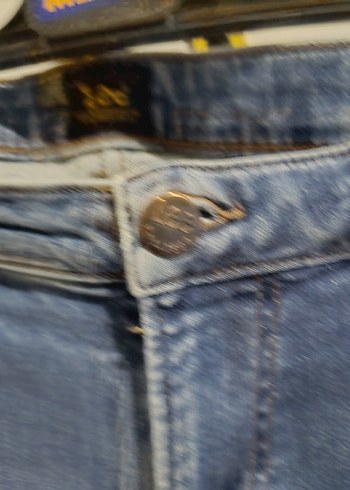 32 Beden Kadın-Erkek Mavi Denim Midi Boy Kot Pantolon