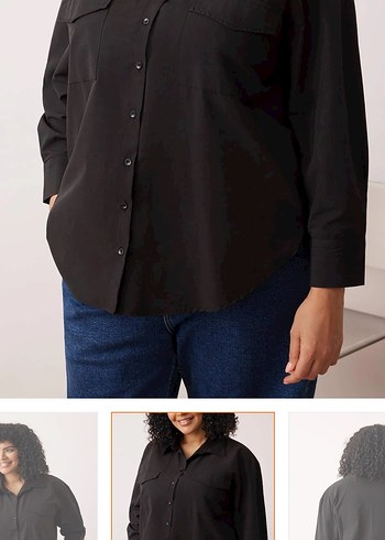 Siyah Regular Fit Denim Kadın Pantolon - Görsel 3