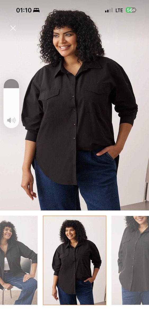 Siyah Regular Fit Denim Kadın Pantolon - Görsel 2