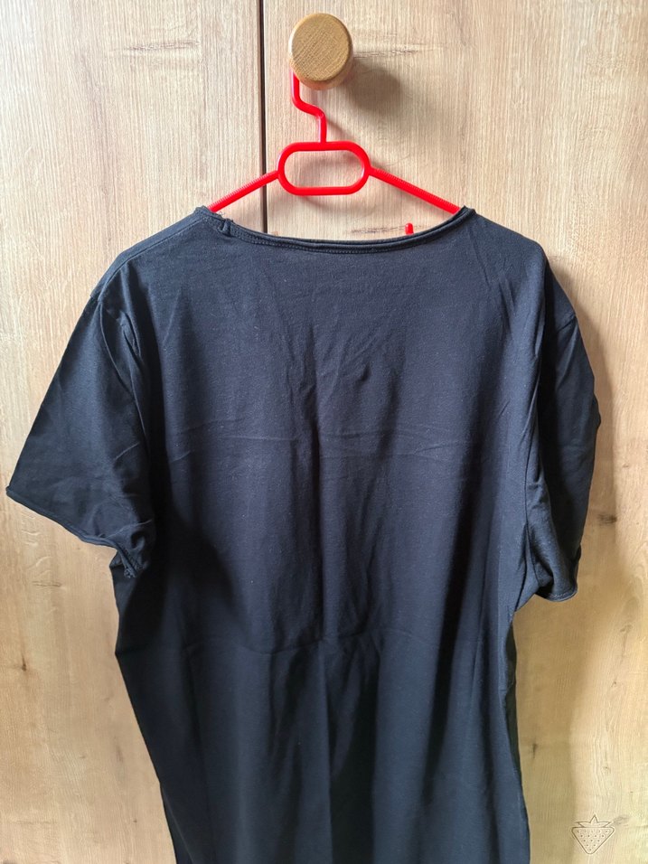 Siyah  Erkek Tişört - Görsel 4