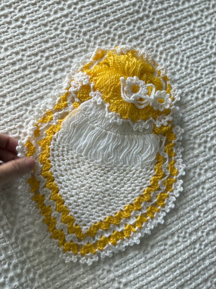 Sarı İşlemeli Banyo lifi - Görsel 3