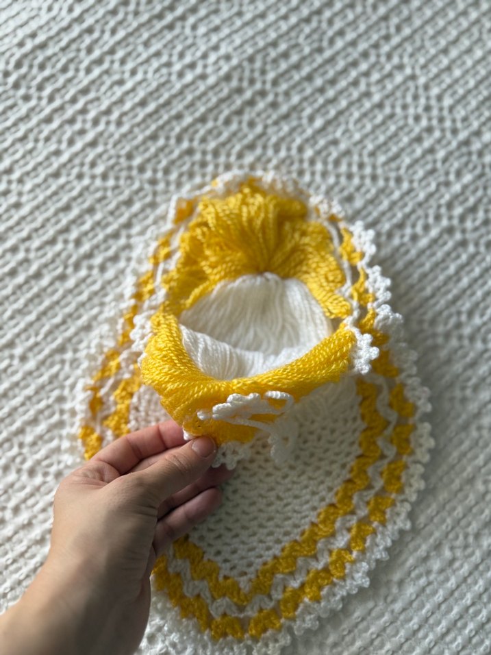 Sarı İşlemeli Banyo lifi - Görsel 2