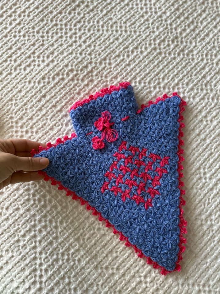 Renkli El Örgüsü Banyo Süngeri - Görsel 5