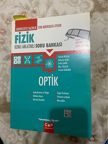 çap yayınları fizik kitabı