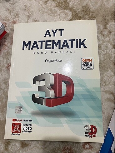 3D yayınları Ayt Matematik kitabı