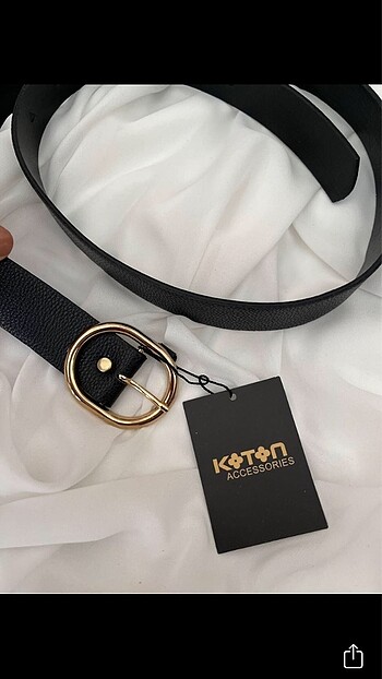 Koton siyah kemer