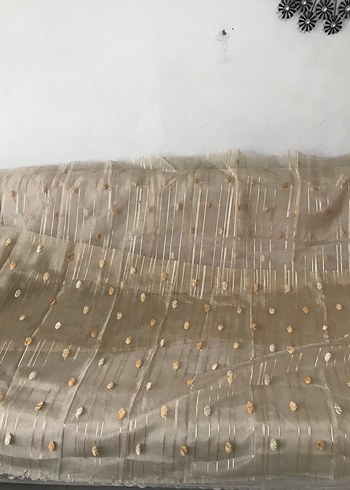 Parlak Beyaz Bohem Tül Perde - Görsel 2