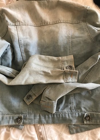 Kadın kot ceket - Görsel 6