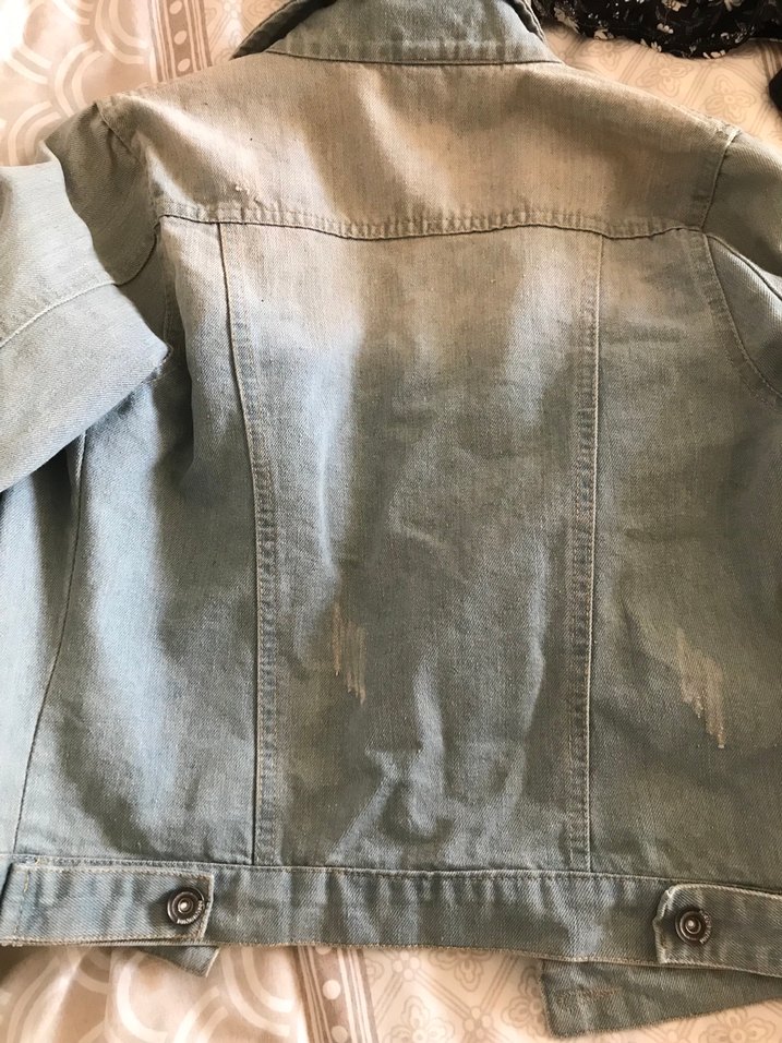 Kadın kot ceket - Görsel 3