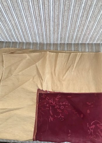 Parlak Bordo Kanepe Örtüsü - Görsel 8