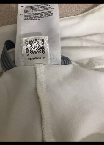 Beyaz Kadın Keten Midi Kumaş Pantolon - Görsel 2