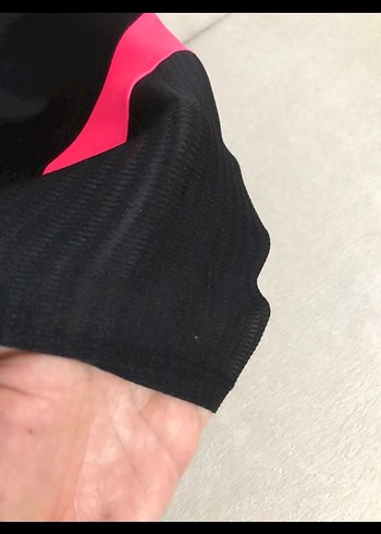 Kadın Siyah Pembe Spor Tayt - Görsel 4