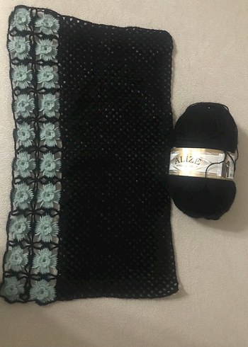 Kadın Siyah Örgü Yün Yelek - Görsel 3