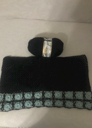 Kadın Siyah Örgü Yün Yelek - Görsel 2