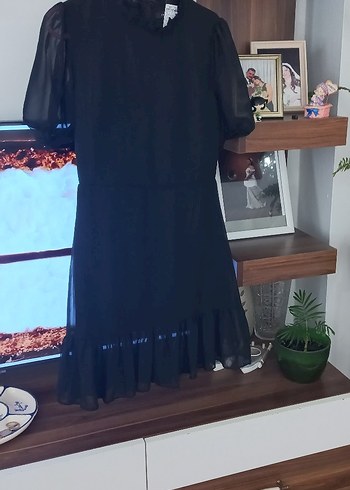 Trendyol & Milla Siyah, diz üstü Gotik Elbise