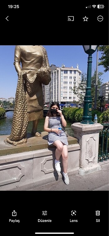m Beden çeşitli Renk koton gunluk elbise