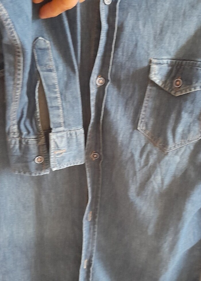 Mavi marka erkek gömlek  - Görsel 3