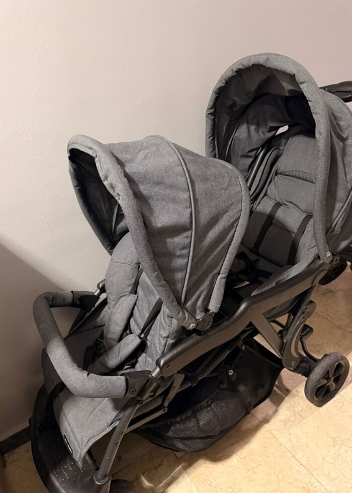 İkiz bebek arabası  - Görsel 3