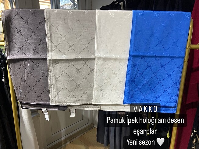 Vakko Yeni sezon pamuk İpek eşarplar