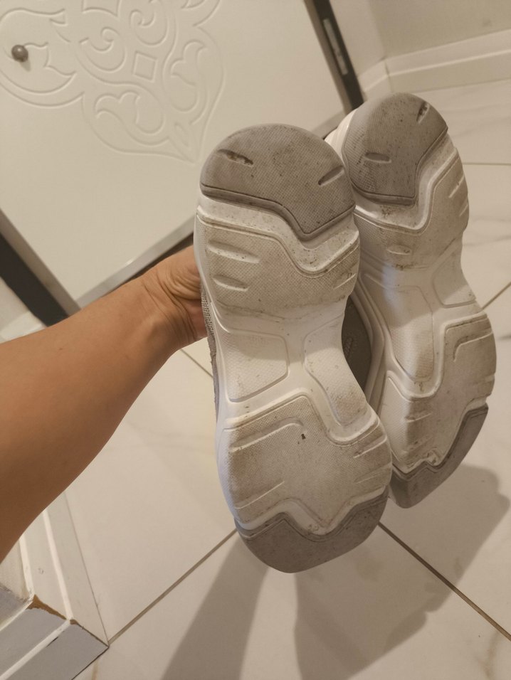 Bej Gri Kadın Spor Ayakkabı - Görsel 3