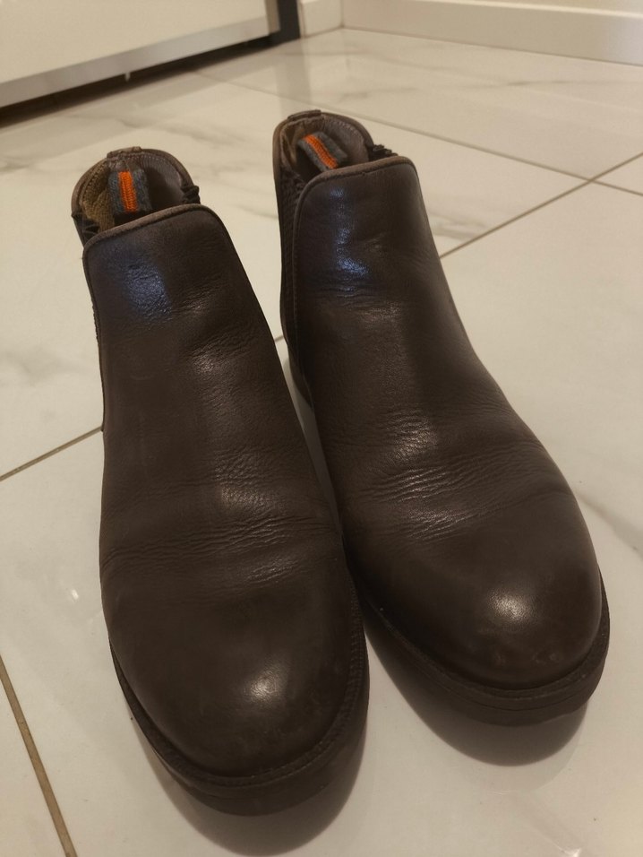 Koyu Kahverengi Deri Erkek Bot - Görsel 4