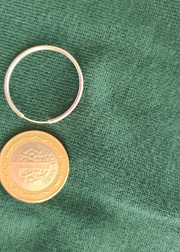 gümüş halka küpe - Görsel 3