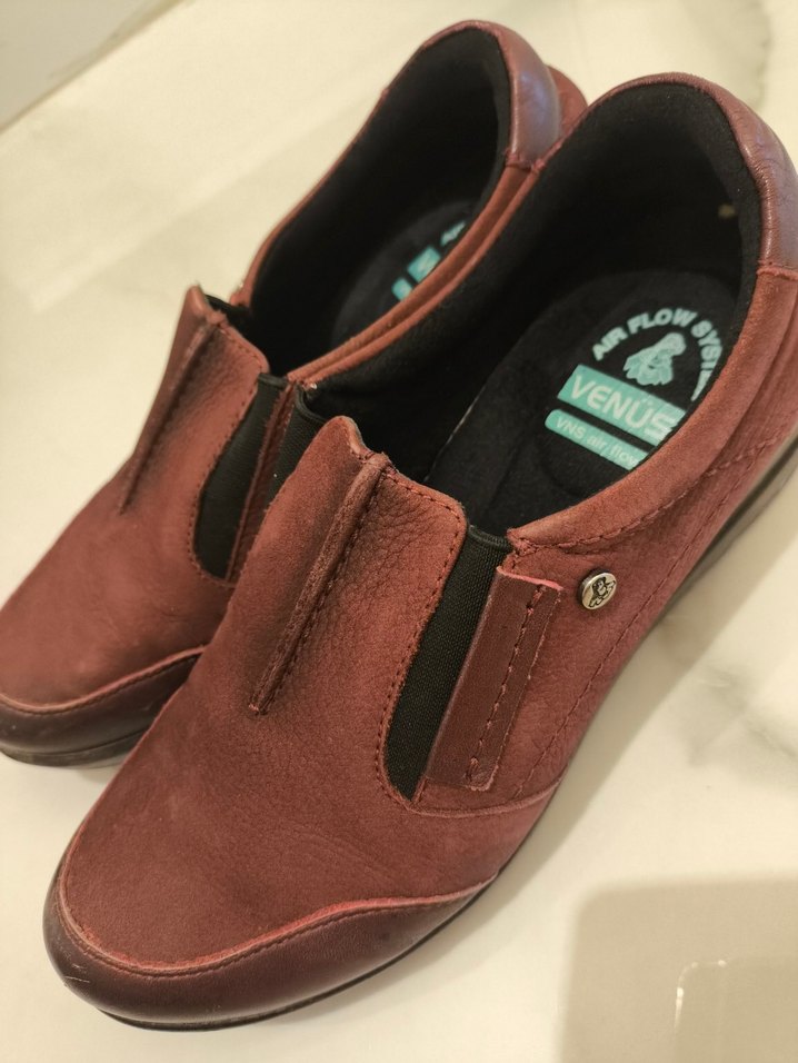 venus bordo ortapetik kışlık ayakkabı - Görsel 3