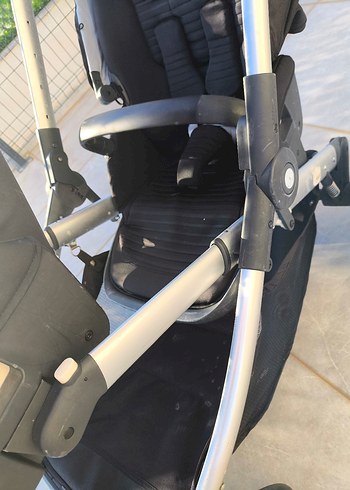 Çift Yönlü Siyah Bebek Arabası - Görsel 8