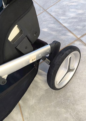 Çift Yönlü Siyah Bebek Arabası - Görsel 11