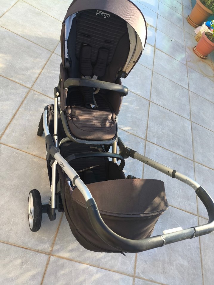 Çift Yönlü Siyah Bebek Arabası - Görsel 3