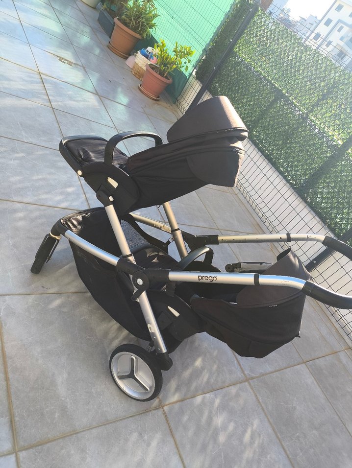 Çift Yönlü Siyah Bebek Arabası - Görsel 5