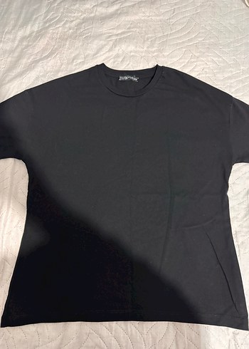 Kadın Siyah Kısa Kollu tişört - Görsel 3