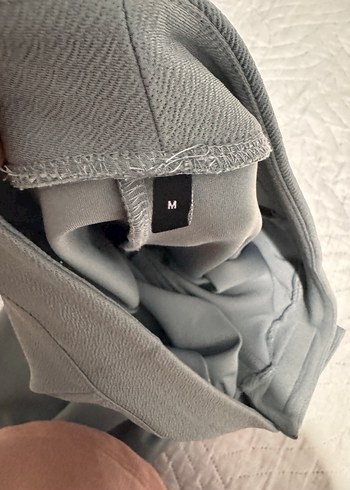 Gri Kadın Kumaş Pantolon - Görsel 4